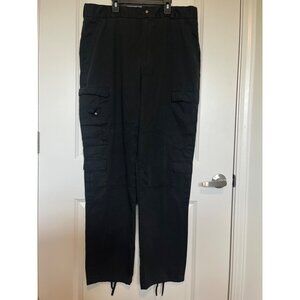 Vtg Official EMT Trouser Cargo Pants XL Long Tactical WorkWear Uniform Adj Waist